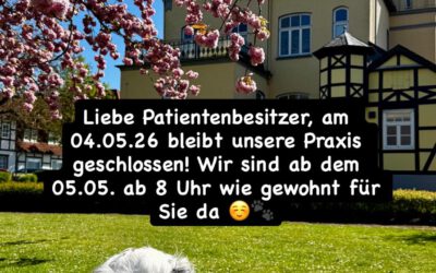 Am 04.05.2026 bleibt die Praxis geschlossen